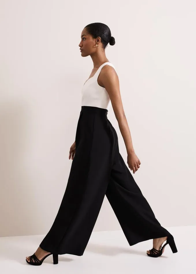 Phase Eight Maisy Jumpsuit Blackivory Women Dresses