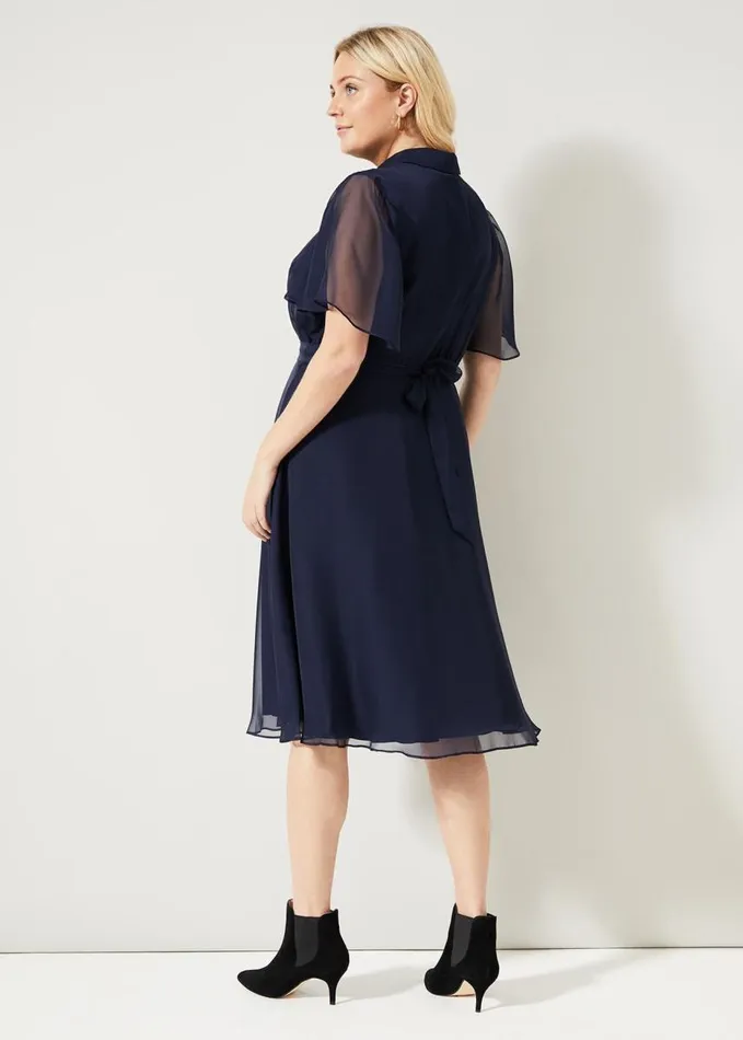 Phase Eight Martina Shirt Dress Navy Women Dresses