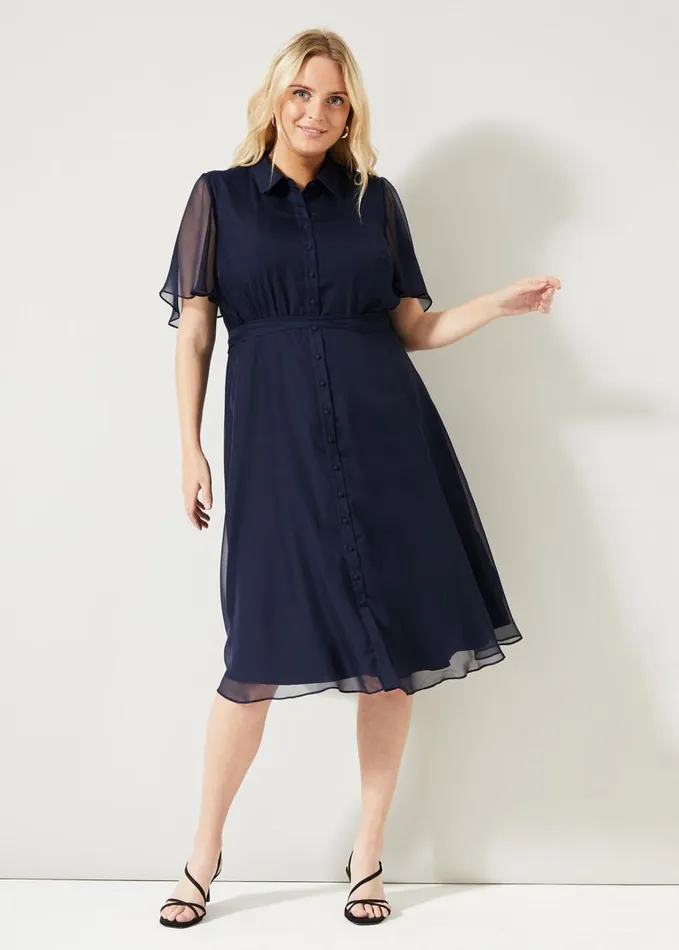 Phase Eight Martina Shirt Dress Navy Women Dresses