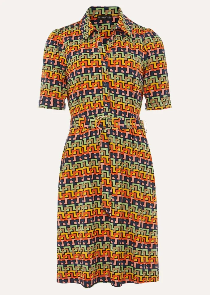 Phase Eight Milano Geo Dress Multicoloured Women Dresses