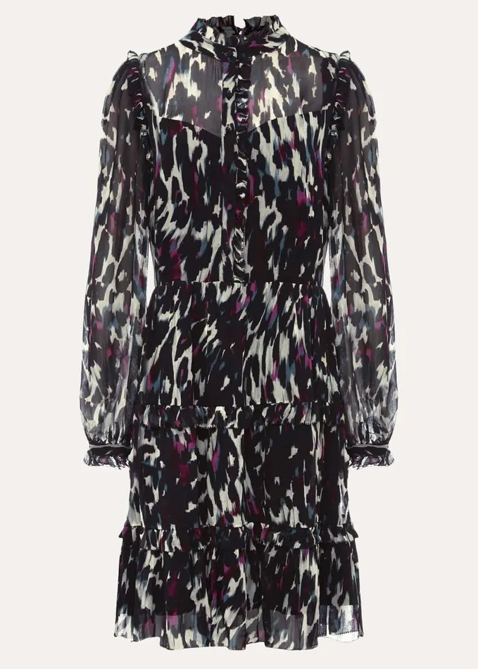 Phase Eight Millicent Print Tiered Dress Multicoloured Women Dresses
