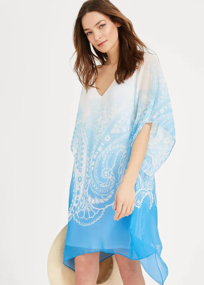 Phase Eight Neema Paisley Dress Ivorymulti Women Dresses