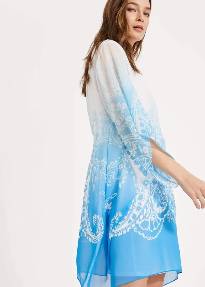 Phase Eight Neema Paisley Dress Ivorymulti Women Dresses