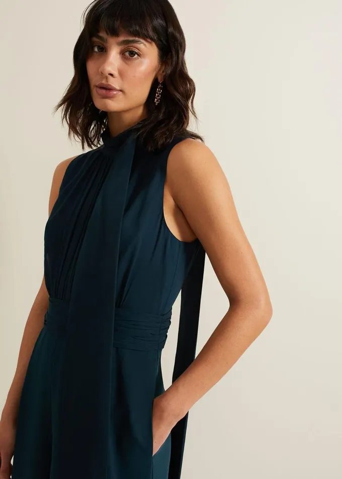 Phase Eight Neesa Green Wide Leg Jumpsuit Green Women Dresses