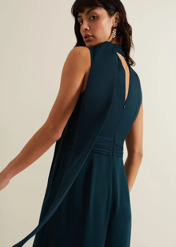 Phase Eight Neesa Green Wide Leg Jumpsuit Green Women Dresses
