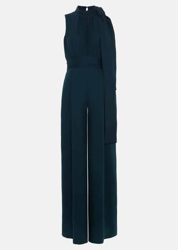 Phase Eight Neesa Green Wide Leg Jumpsuit Green Women Dresses