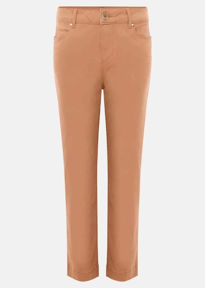 Phase Eight Ocha Straight Leg Jeans Dark Camel Women Trousers