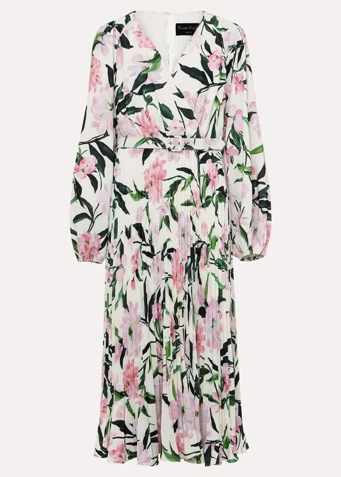 Phase Eight Petite Penny Floral Midi Dress Multicoloured Women Dresses