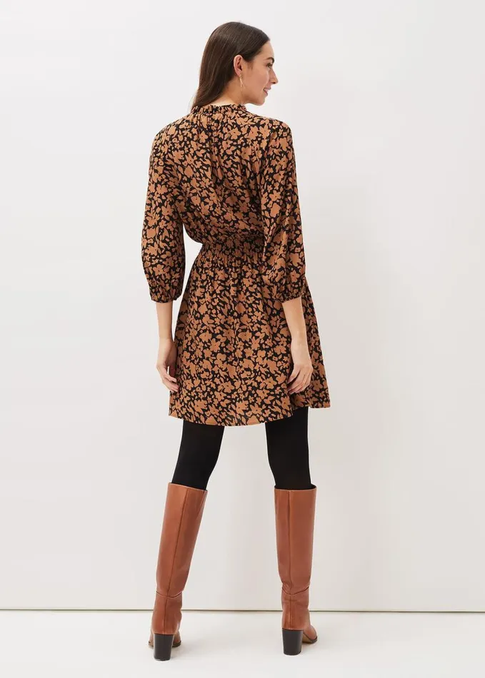 Phase Eight Phillipa Swing Dress Blacktan Women Dresses