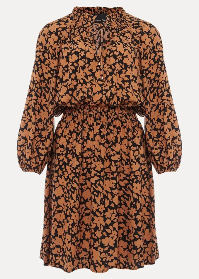 Phase Eight Phillipa Swing Dress Blacktan Women Dresses