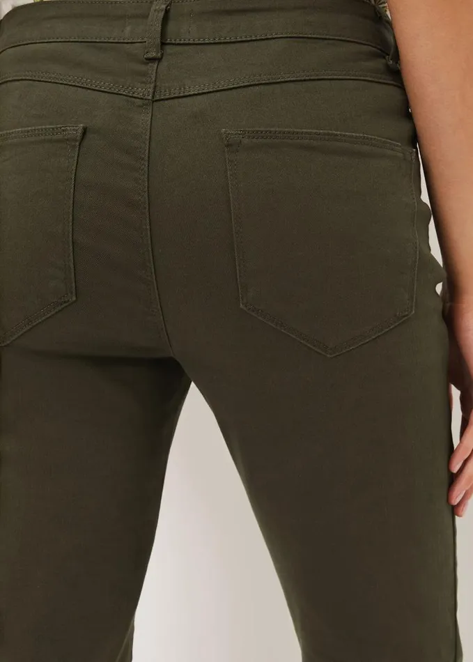 Phase Eight Ramona Straight Leg Jeans Khaki Women Trousers