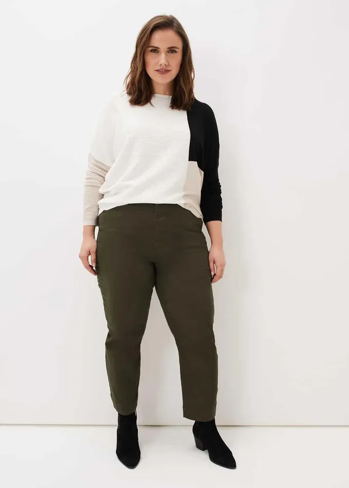 Phase Eight Ramona Straight Leg Jeans Khaki Women Trousers