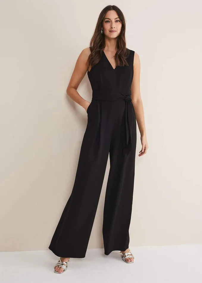 Phase Eight Reina Jumpsuit Black Women Dresses