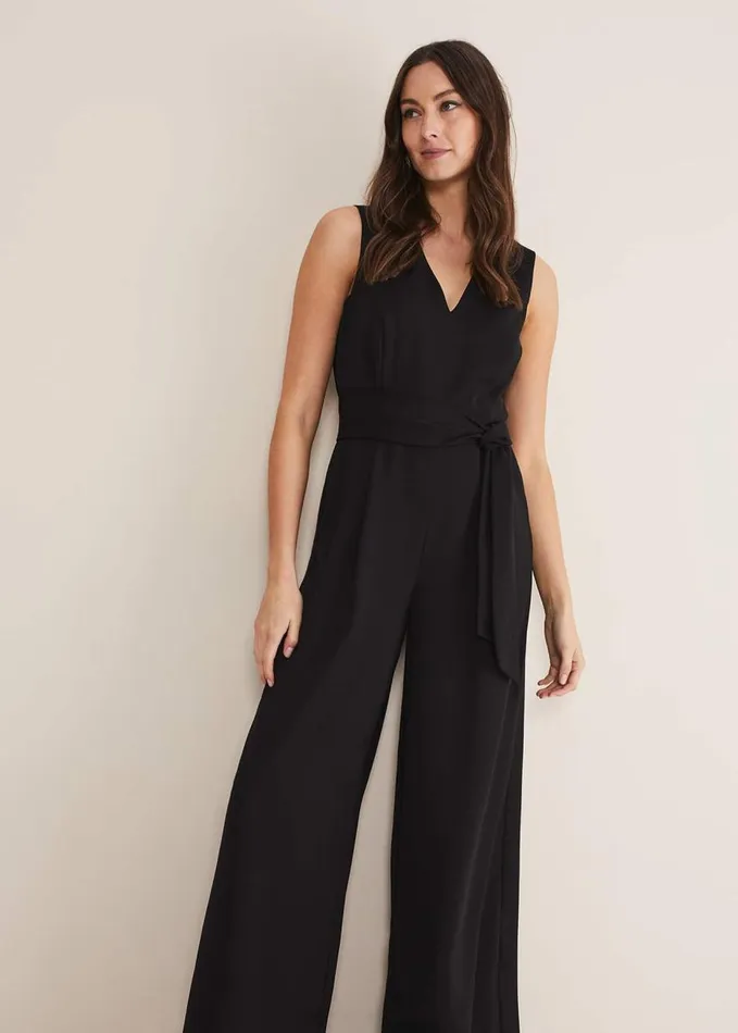 Phase Eight Reina Jumpsuit Black Women Dresses