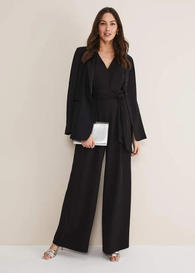 Phase Eight Reina Jumpsuit Black Women Dresses