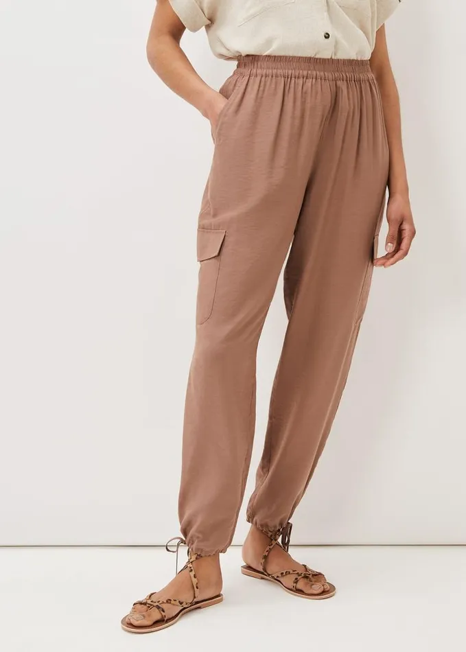 Phase Eight Rina Utility Jogger Mocha Women Trousers