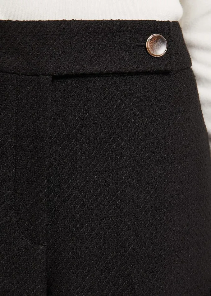 Phase Eight Ripley Boucle Culotte Black Women Trousers