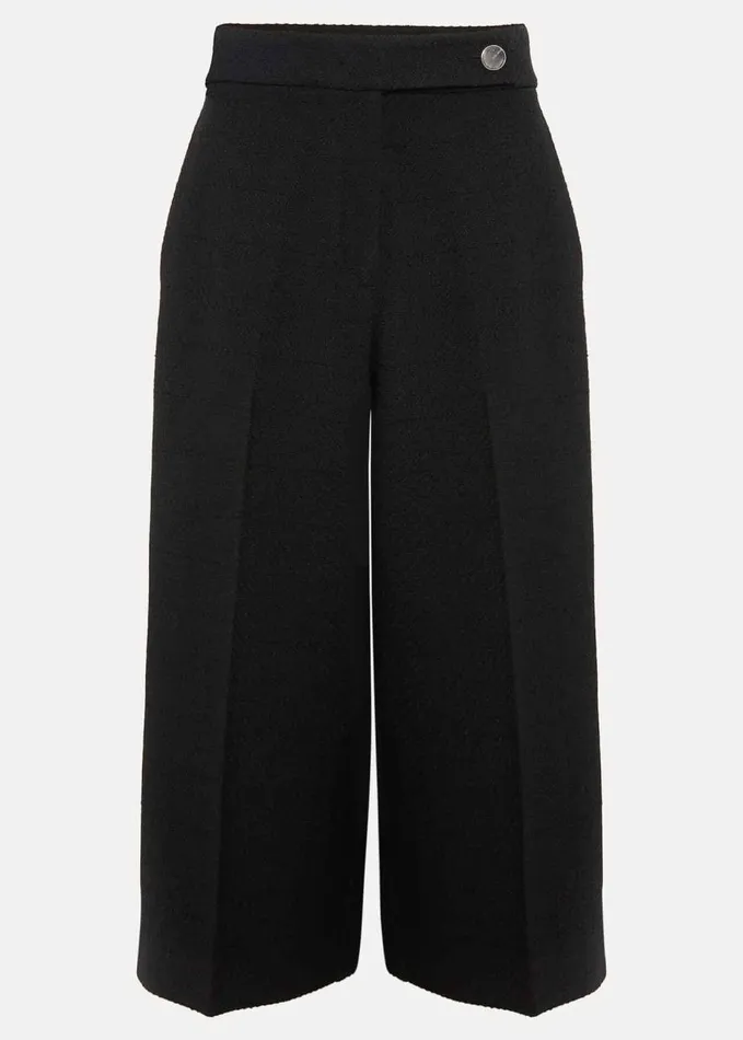 Phase Eight Ripley Boucle Culotte Black Women Trousers