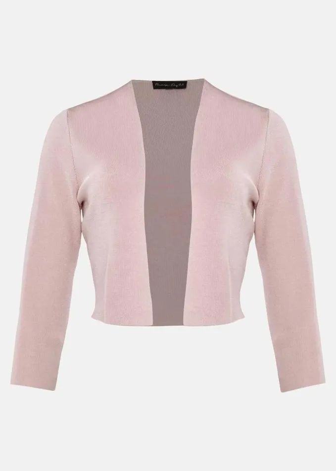 Phase Eight Salma Lightweight Knitted Jacket Antique Rose Women Knitwear