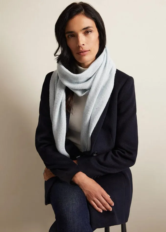 Phase Eight Sequin Scarf Blue Women Scarves