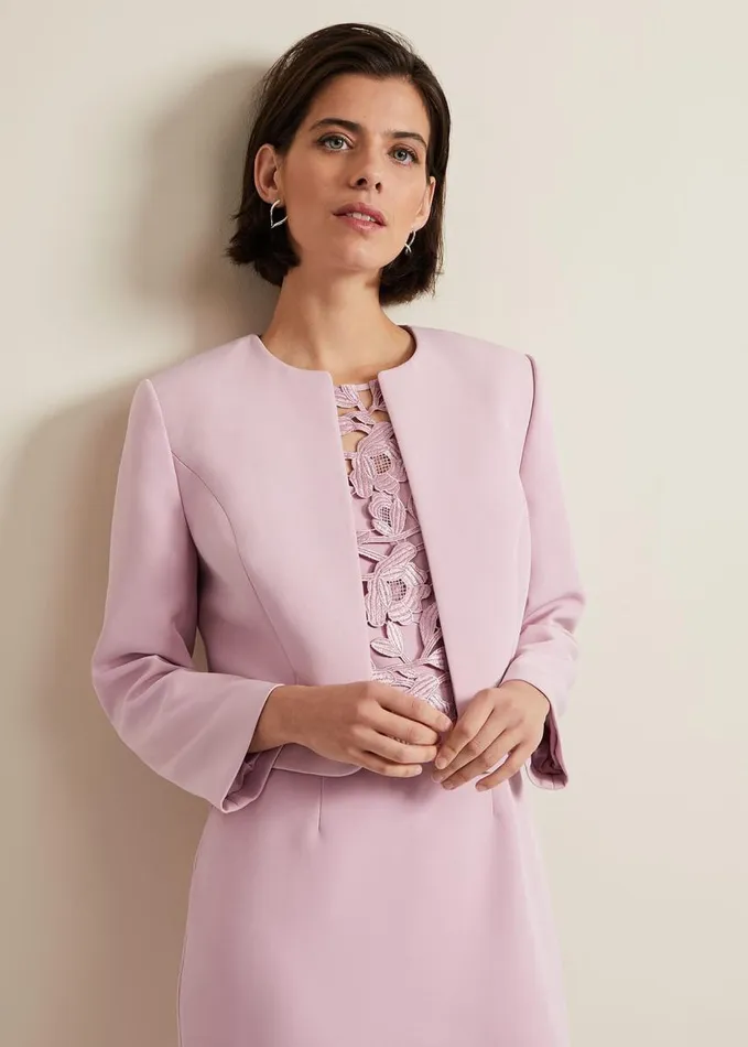 Phase Eight Tallula Jacket Pink Women Jackets