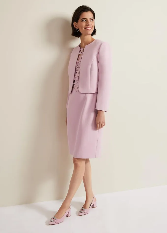 Phase Eight Tallula Jacket Pink Women Jackets