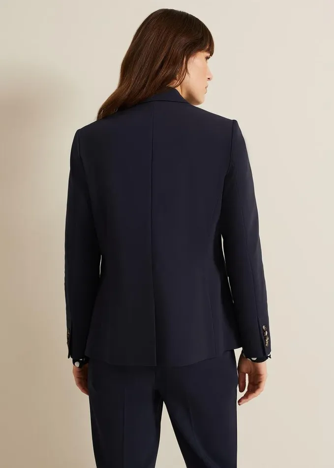 Phase Eight Ulrica Fitted Suit Jacket Navy Women Jackets