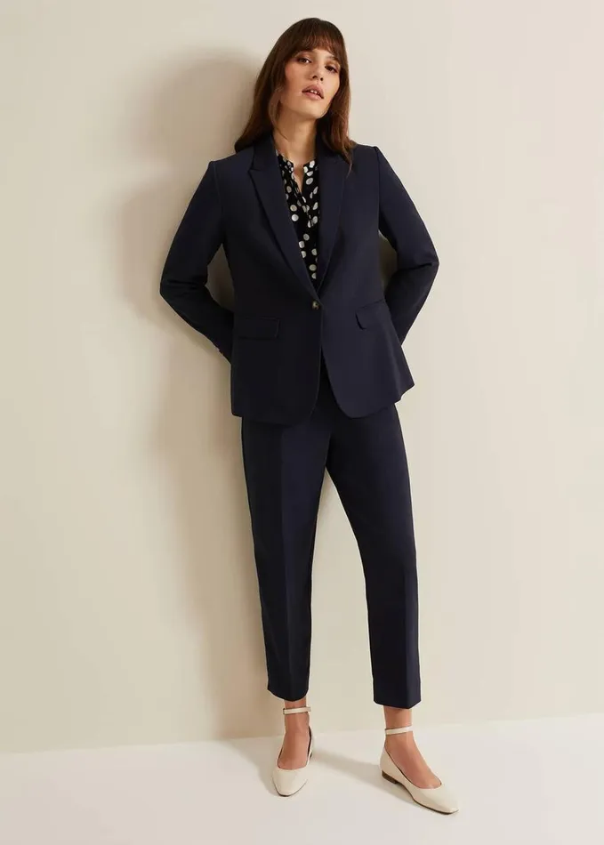 Phase Eight Ulrica Fitted Suit Jacket Navy Women Jackets