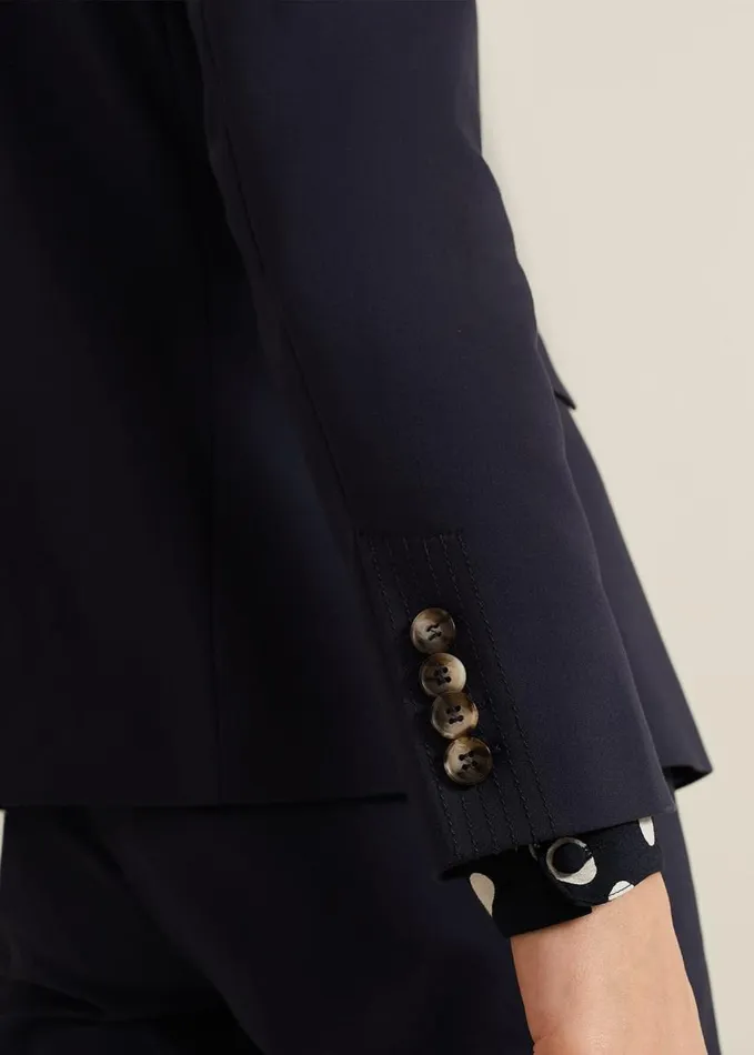 Phase Eight Ulrica Fitted Suit Jacket Navy Women Jackets