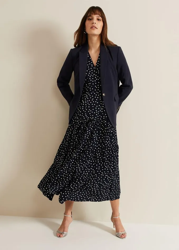 Phase Eight Ulrica Fitted Suit Jacket Navy Women Jackets
