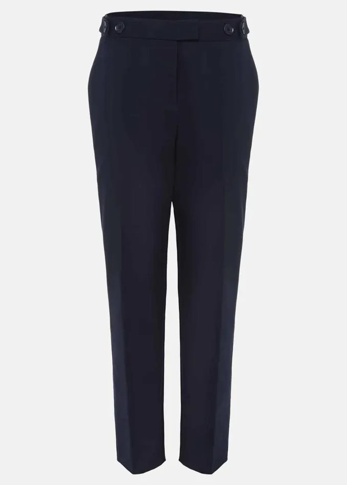 Phase Eight Ulrica Straight Leg Trousers Midnight Women Trousers