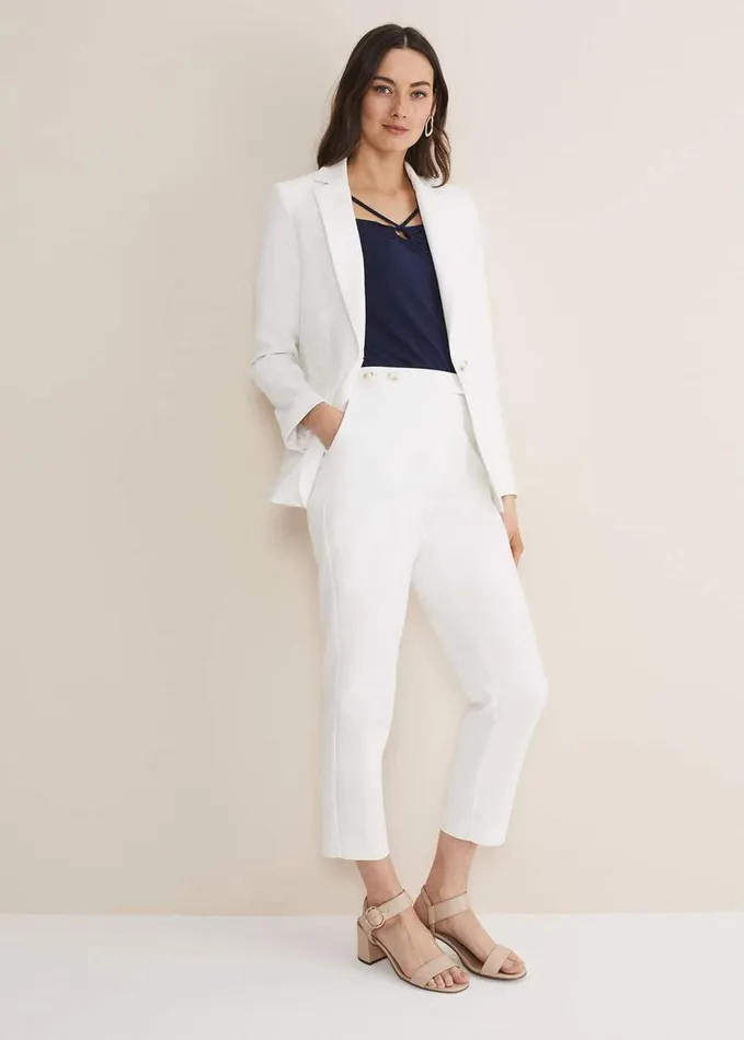 Phase Eight Ulrica White Blazer White Women Jackets