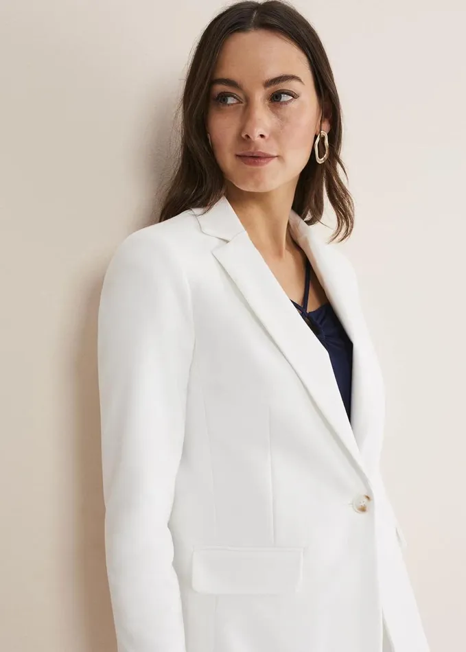 Phase Eight Ulrica White Blazer White Women Jackets