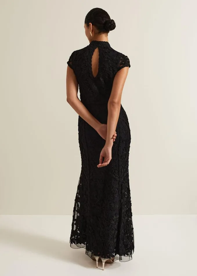 Phase Eight Wenda Tapework Maxi Dress Multicoloured Women Dresses