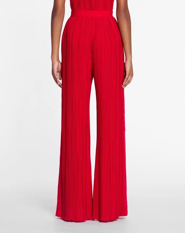 Pleated Pants Flame Women Lanvin Pants Pleated Pants Flame Women Lanvin Pants