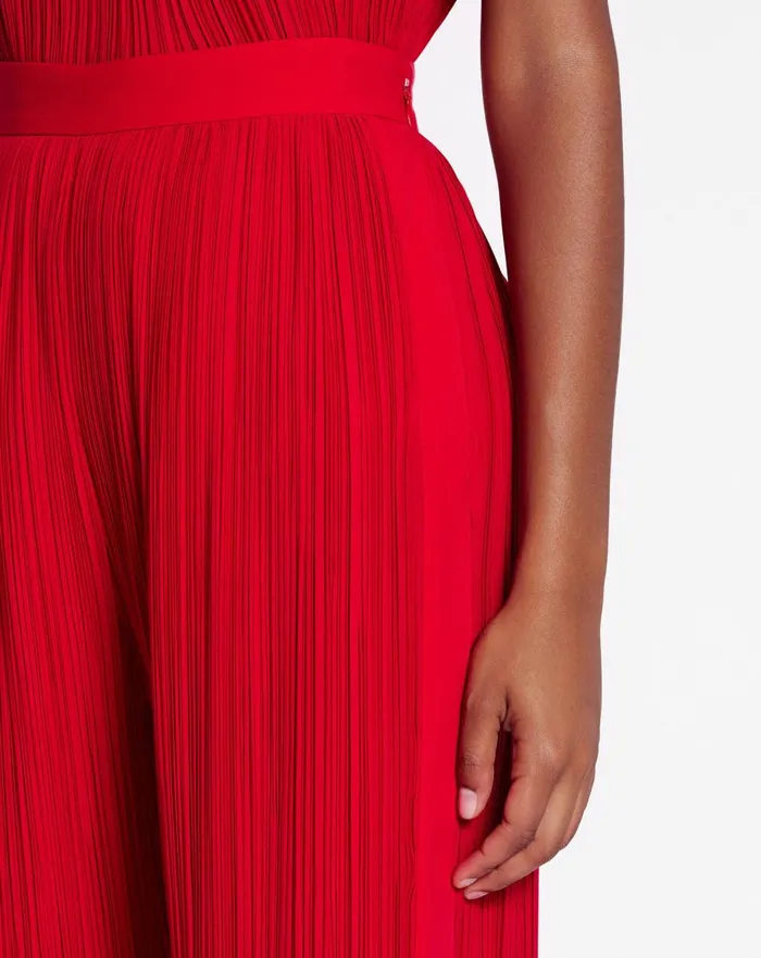 Pleated Pants Flame Women Lanvin Pants Pleated Pants Flame Women Lanvin Pants