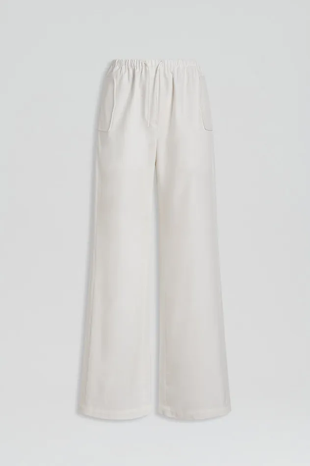 POCKET CARGO WHITE Trousers Scanlan Theodore Women POCKET CARGO WHITE Trousers Scanlan Theodore Women
