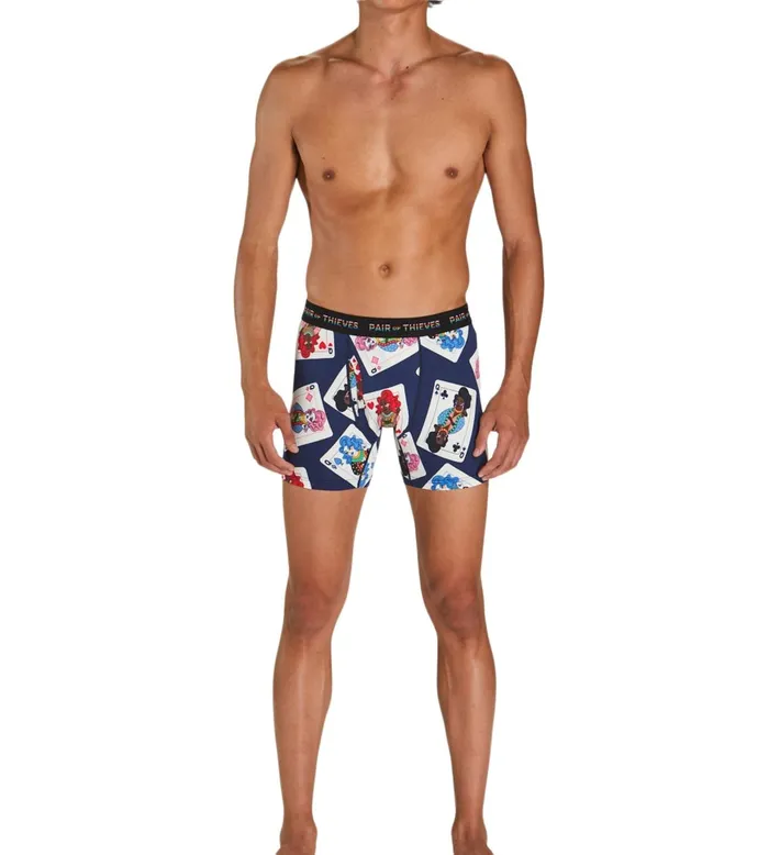 Pride Superfit Boxer Briefs Navy Underwear 1 Pack Men Pair Of Thieves Boxer Briefs