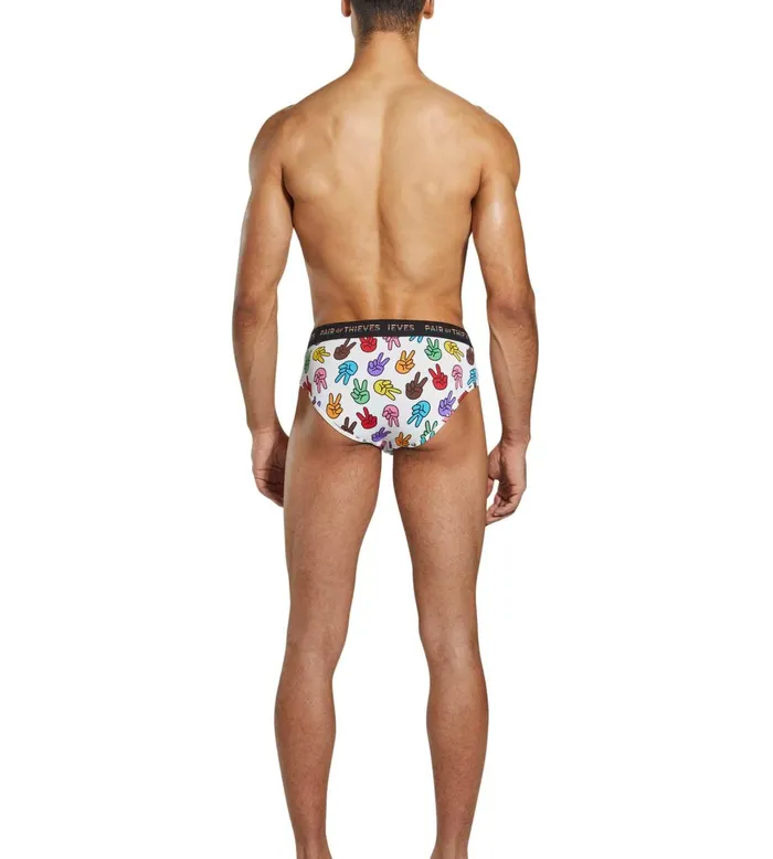 Pride Superfit Briefs White Underwear 1 Pack Men Pair Of Thieves Briefs