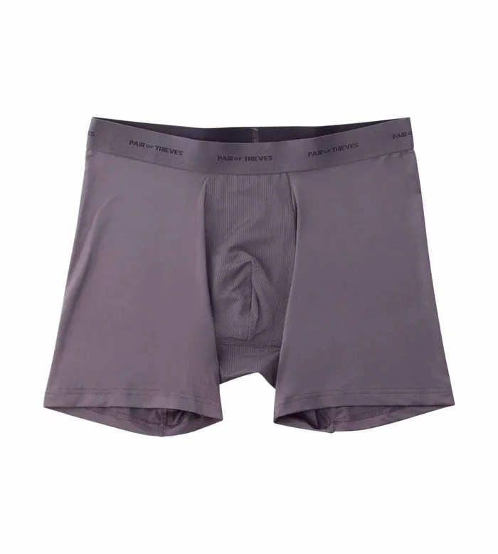 Quick Dry Action Blend Boxer Briefs Grey Underwear 3 Pack Men Pair Of Thieves Boxer Briefs