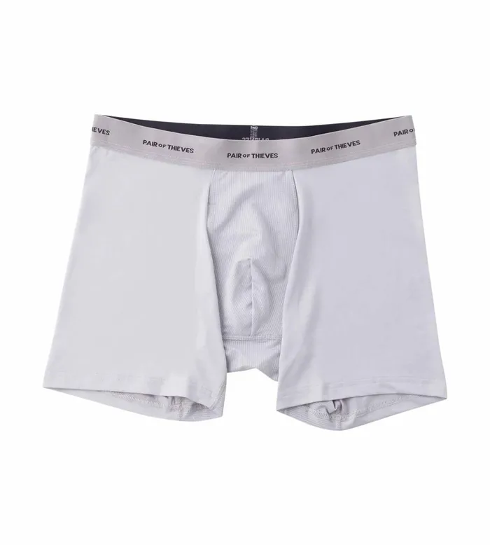 Quick Dry Action Blend Boxer Briefs Grey Underwear 3 Pack Men Pair Of Thieves Boxer Briefs