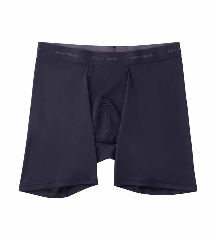 Quick Dry Action Blend Long Boxer Briefs Black Underwear 3 Pack Men Pair Of Thieves Long Boxer Briefs