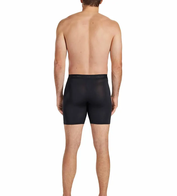 Quick Dry Action Blend Long Boxer Briefs Black Underwear 3 Pack Men Pair Of Thieves Long Boxer Briefs