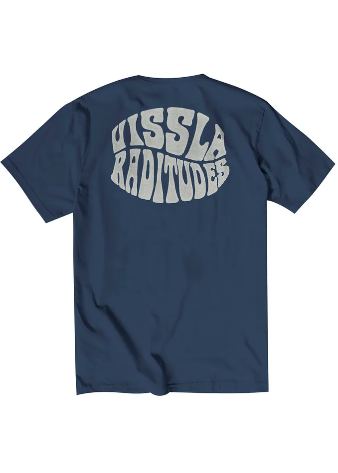 Raditude Organic Tee Dark Denim Premium Tees Vissla Men