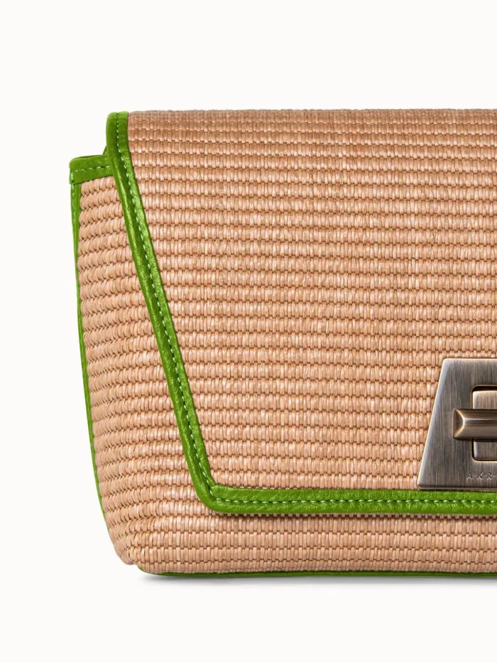 Raffia Crossbody Bag Camelleaf Women Akris Shoulder Bags