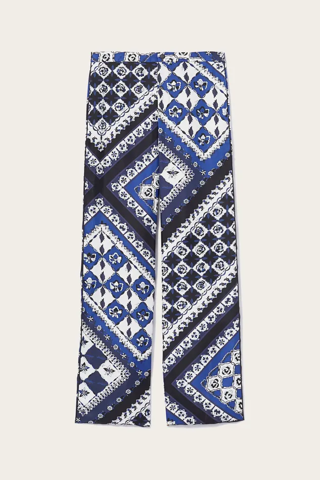 Ready To Wear Men PUCCI FestaPrint SilkTwill Trousers