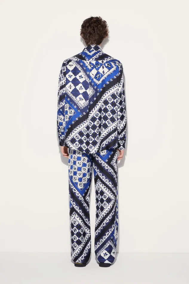 Ready To Wear Men PUCCI FestaPrint SilkTwill Trousers