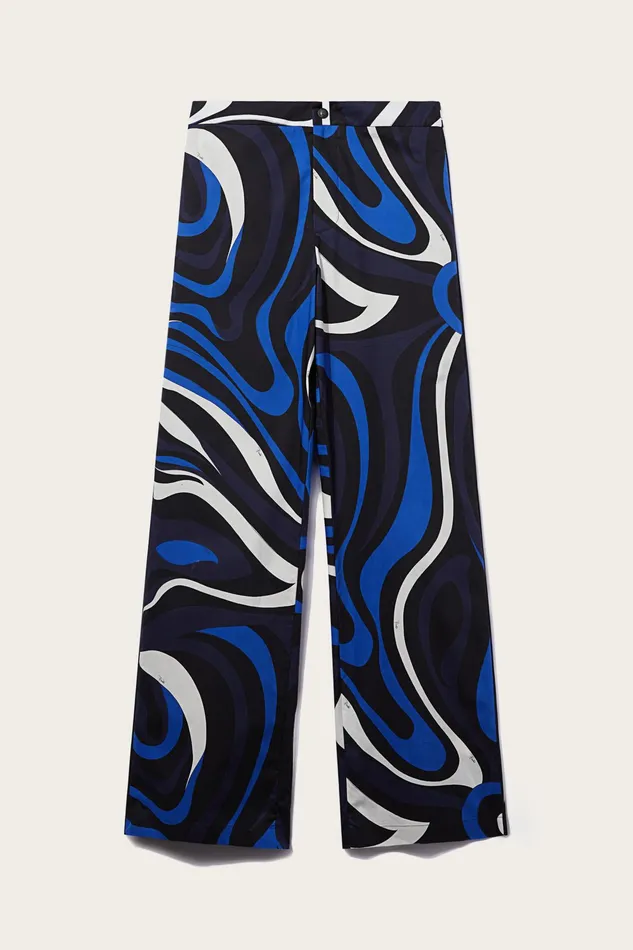 Ready To Wear Men PUCCI MarmoPrint Cotton Trousers