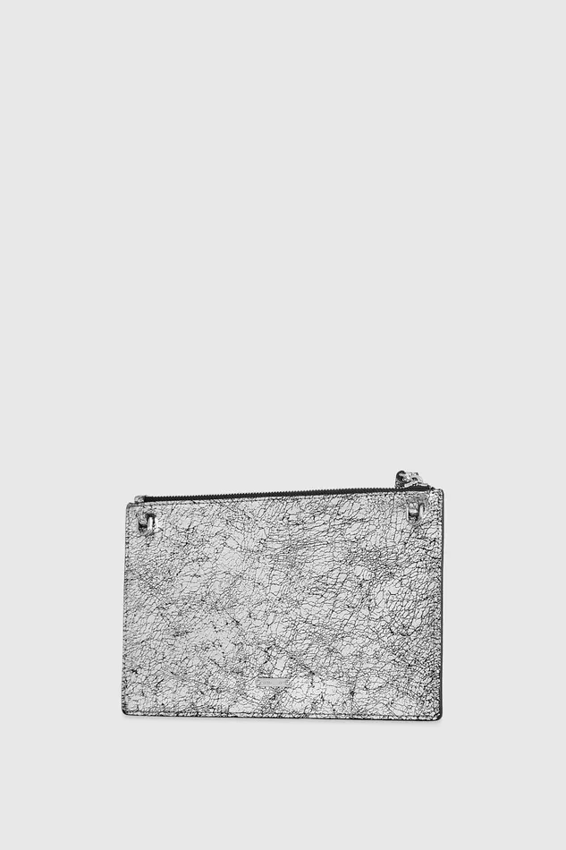Rebecca Minkoff Large Pouch Silver Women Clutches