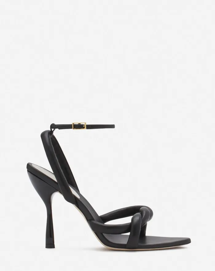 Rythms By Lanvin Leather Sandals Black Women Lanvin Sandals and Mules